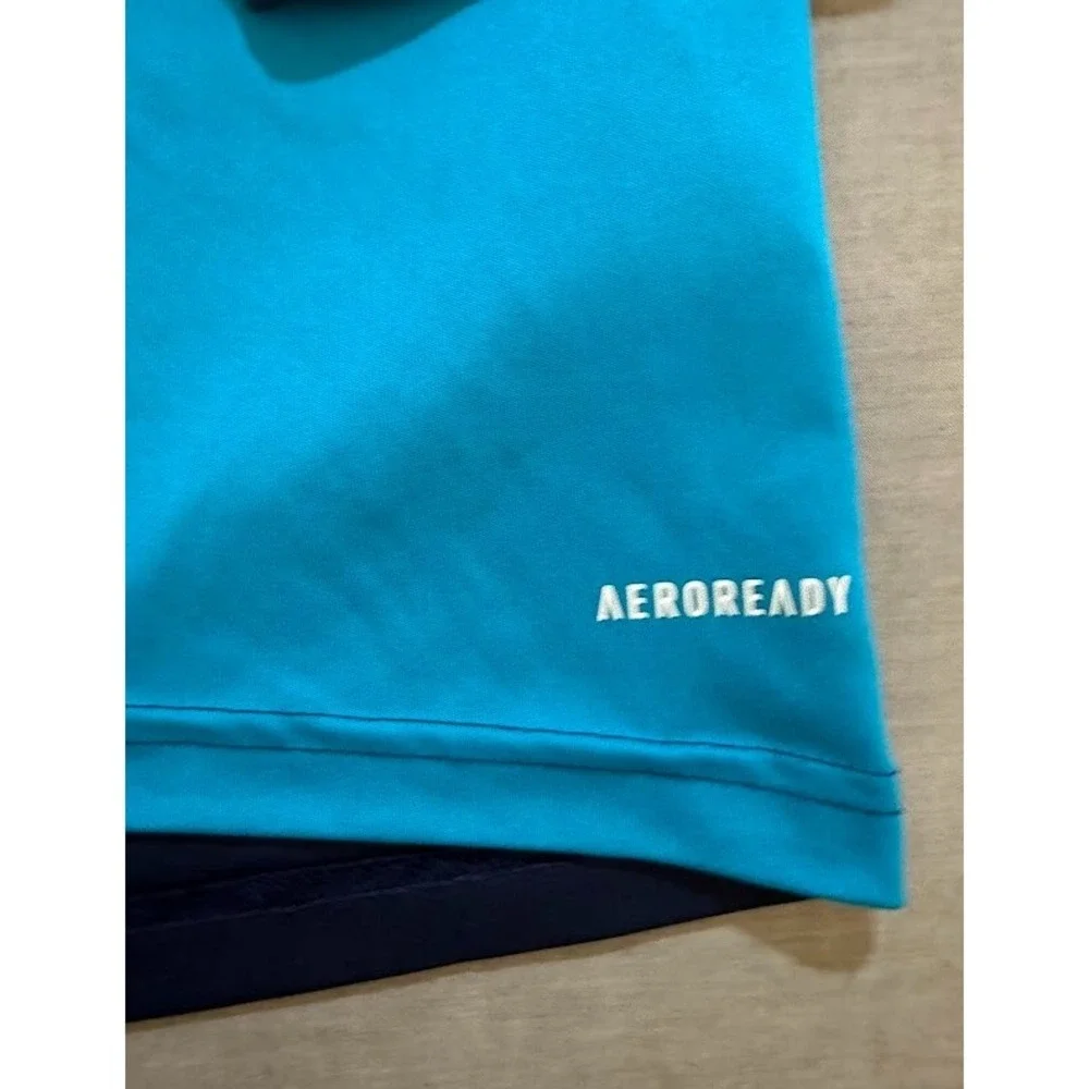 Juventus #12 Adidas Aeroready‎ Goaltender Jersey Mens Medium Blue Long Sleeve.